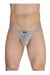 ERGOWEAR Bikini - Brief X4D Seamed Pouch Low Rise Briefs Silver Gray 1592 91 - SexyMenUnderwear.com