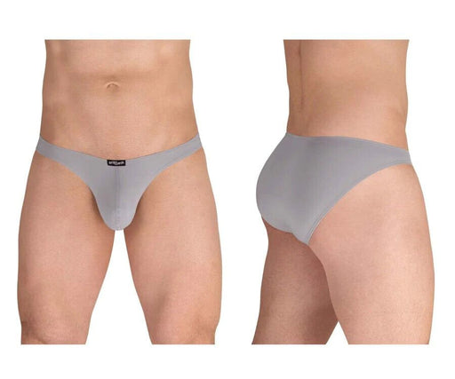 ERGOWEAR Bikini - Brief X4D Seamed Pouch Low Rise Briefs Silver Gray 1592 911