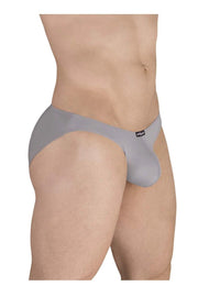 ERGOWEAR Bikini - Brief X4D Seamed Pouch Low Rise Briefs Silver Gray 1592 913