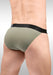 ErgoWear Bikini Briefs MAX Flow 3D Pouch Micro - Perforated Brief Smoke Green 1678 - SexyMenUnderwear.com