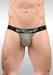 ErgoWear Bikini Briefs MAX Flow 3D Pouch Micro - Perforated Brief Smoke Green 1678 - SexyMenUnderwear.com