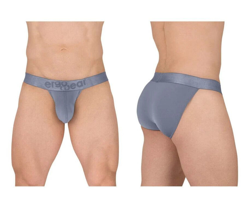 ErgoWear Bikini Briefs MAX XX Stretch Elastic Waistband Brief Fog Blue 1630 - SexyMenUnderwear.com