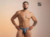 ErgoWear Bikini Briefs MAX XX Stretch Elastic Waistband Brief Fog Blue 1630 - SexyMenUnderwear.com