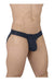 ErgoWear Bikini Briefs MAX XX Stretchy Elastic Low - Rise Brief Dark Blue 1634 - SexyMenUnderwear.com