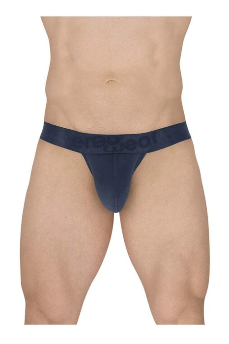 ErgoWear Bikini Briefs MAX XX Stretchy Elastic Low - Rise Brief Dark Blue 1634 - SexyMenUnderwear.com