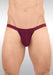 ErgoWear Bikini Briefs SLK Flat Seams 3 - Dimensional Pouch Burgundy 1657 23 - SexyMenUnderwear.com