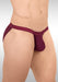 ErgoWear Bikini Briefs SLK Flat Seams 3 - Dimensional Pouch Burgundy 1657 23 - SexyMenUnderwear.com