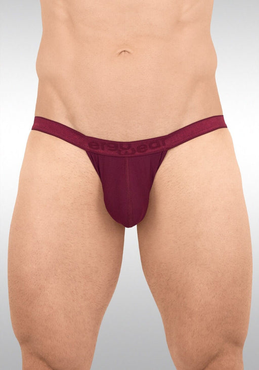 ErgoWear Bikini Briefs SLK Flat Seams 3 - Dimensional Pouch Burgundy 1657 231