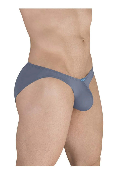 ERGOWEAR Bikini Briefs X4D Seamed Pouch Low - Rise Brief Smoke Blue 1596 91 - SexyMenUnderwear.com