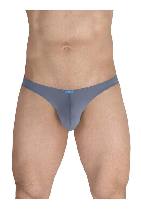 ERGOWEAR Bikini Briefs X4D Seamed Pouch Low - Rise Brief Smoke Blue 1596 91 - SexyMenUnderwear.com