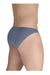 ERGOWEAR Bikini Briefs X4D Seamed Pouch Low - Rise Brief Smoke Blue 1596 91 - SexyMenUnderwear.com