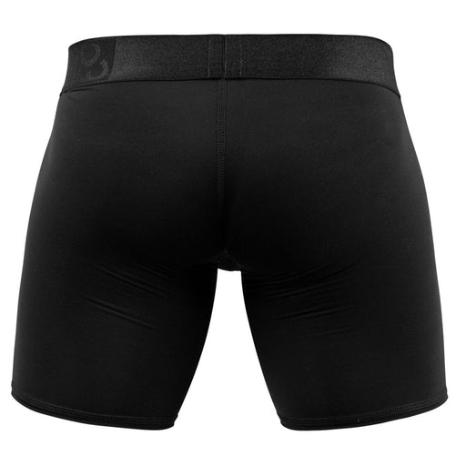 ErgoWear Boxer Briefs MAX Bold Stretchy Mid - Cut Long Boxer in Black 1749 102