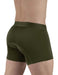 ErgoWear Boxer HIP Trunks Low - Rise Stretchy Boxer Seamed Pouch Green 1498 - SexyMenUnderwear.com