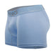 ErgoWear Boxer HIP Trunks Low - Rise Stretchy Boxer Seamed Pouch in Cool Blue 1504 - SexyMenUnderwear.com