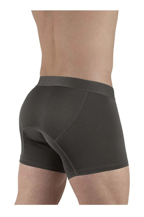 ErgoWear Boxer HIP Trunks Low - Rise Stretchy Boxer Seamed Pouch Shark Gray 1495 - SexyMenUnderwear.com