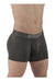 ErgoWear Boxer HIP Trunks Low - Rise Stretchy Boxer Seamed Pouch Shark Gray 1495 - SexyMenUnderwear.com