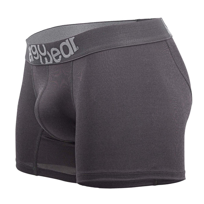 ErgoWear Boxer HIP Trunks Low - Rise Stretchy Boxer Seamed Pouch Shark Gray 1495 - SexyMenUnderwear.com