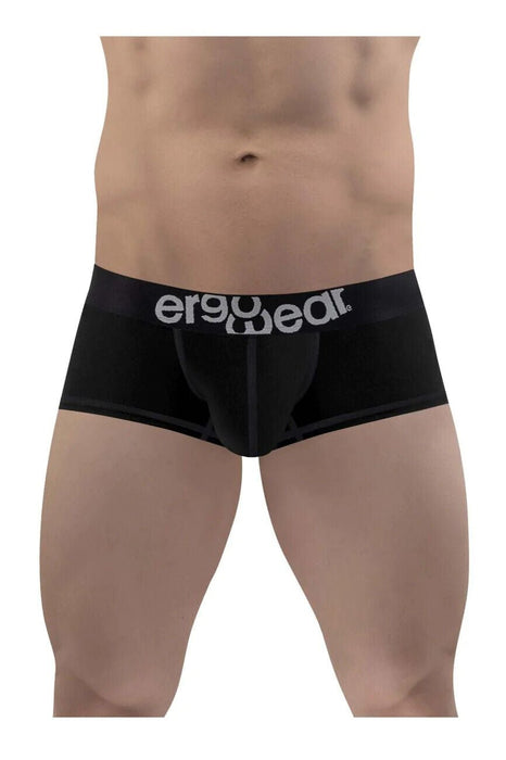 ErgoWear Boxer MAX Cotton Low - Rise Trunks Black 1484 95 - SexyMenUnderwear.com