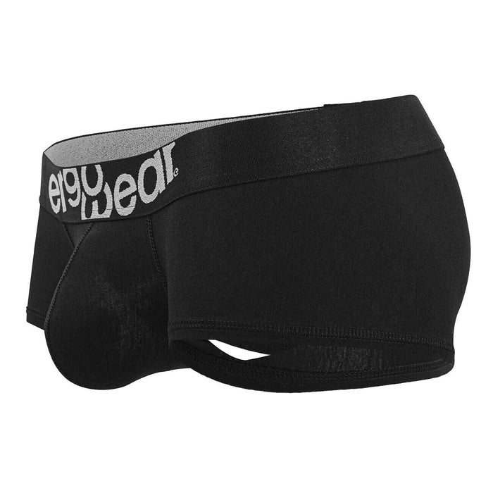 ErgoWear Boxer MAX Cotton Low - Rise Trunks Black 1484 95 - SexyMenUnderwear.com