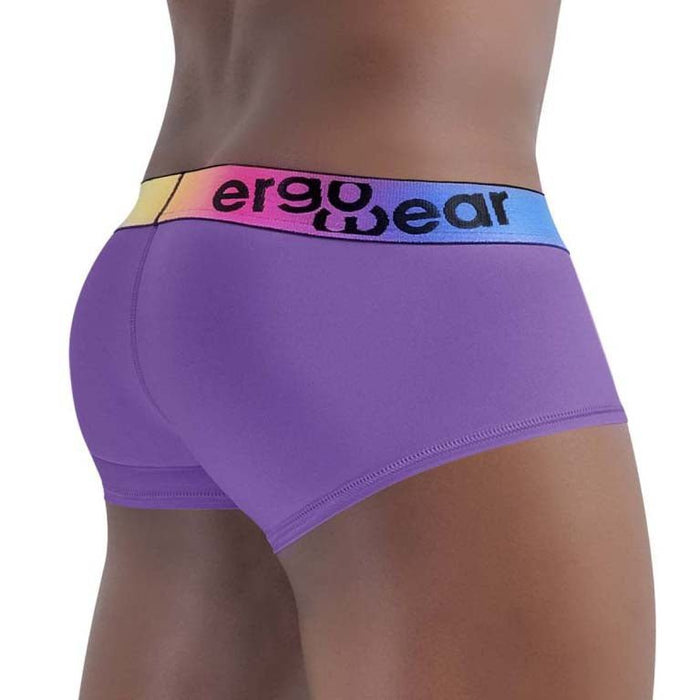 ErgoWear Boxer MAX SE Pride Trunks in Purple Lilac 1436 79 - SexyMenUnderwear.com