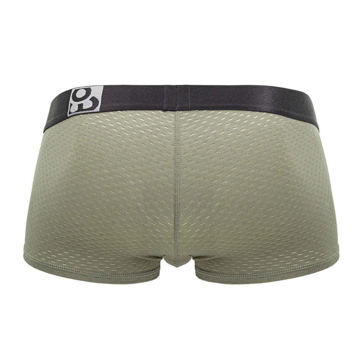 ErgoWear Boxer Trunks MAX Flow Micro Perforated Mesh in Smoke Green 1679 - SexyMenUnderwear.com