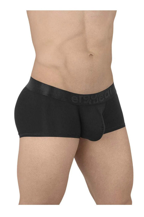 ErgoWear Boxer Trunks MAX XX Stretch Short Length Boxer Black 1619 - SexyMenUnderwear.com