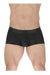 ErgoWear Boxer Trunks MAX XX Stretch Short Length Boxer Black 1619 - SexyMenUnderwear.com