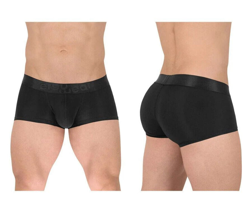 ErgoWear Boxer Trunks MAX XX Stretch Short Length Boxer Black 1619 - SexyMenUnderwear.com