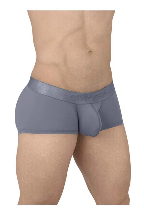 ErgoWear Boxer Trunks MAX XX Stretch Short Length Boxer Fog Blue 1631 - SexyMenUnderwear.com