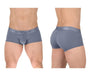 ErgoWear Boxer Trunks MAX XX Stretch Short Length Boxer Fog Blue 1631 - SexyMenUnderwear.com