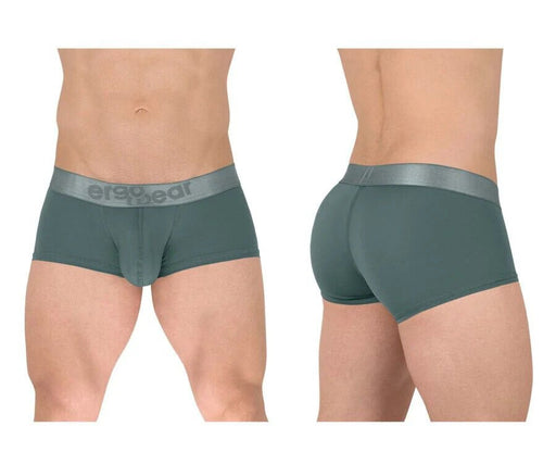 ErgoWear Boxer Trunks MAX XX Stretch Short Length Boxer in Light Teal 1627 - SexyMenUnderwear.com