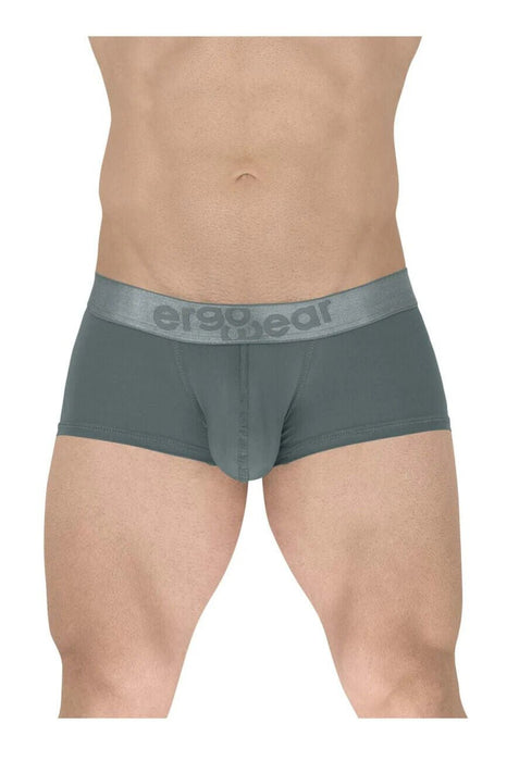 ErgoWear Boxer Trunks MAX XX Stretch Short Length Boxer in Light Teal 1627 - SexyMenUnderwear.com