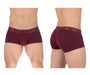 ErgoWear Boxer Trunks MAX XX Stretch Short Length Boxer Pomegranate Red 16235