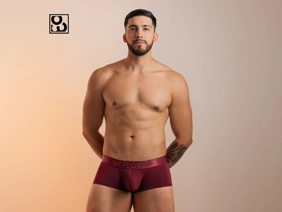 ErgoWear Boxer Trunks MAX XX Stretch Short Length Boxer Pomegranate Red 16231