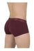 ErgoWear Boxer Trunks MAX XX Stretch Short Length Boxer Pomegranate Red 1623 - SexyMenUnderwear.com