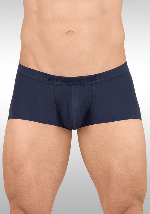 ErgoWear Boxer Trunks SLK 3 - Dimensional Pouch Flat Seams Navy Blue 1654 13 - SexyMenUnderwear.com