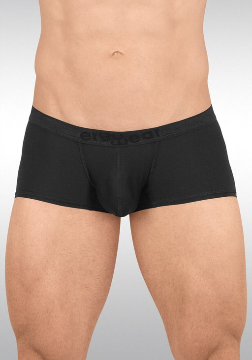 ErgoWear Boxer Trunks SLK 3 - Dimensional Pouch Hyper Soft in Black 1662 13 - SexyMenUnderwear.com