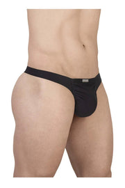 ErgoWear Cotton Thongs FEEL GR8 Pouch Lightweight Thong Black 1726 1216