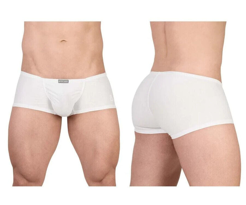 ErgoWear Cotton Trunk Feel GR8 Mini Boxer Snug Fit in White 1736 1254