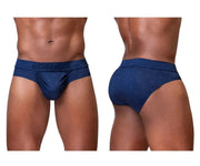 ErgoWear FEEL SE Briefs MicroMesh 4 - Way Stretch Adaptable Pouch Navy 1751 251