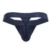 ErgoWear G - String MAX XX Stretchy Elastic Thongs in Dark Blue 1633 - SexyMenUnderwear.com