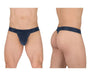 ErgoWear G - String MAX XX Stretchy Elastic Thongs in Dark Blue 1633 - SexyMenUnderwear.com