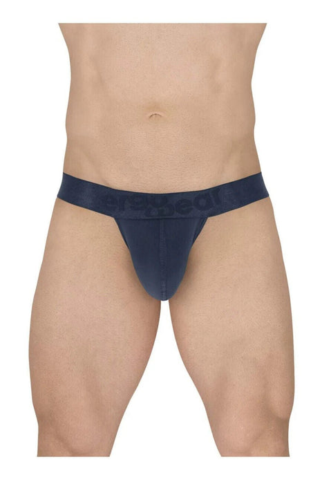 ErgoWear G - String MAX XX Stretchy Elastic Thongs in Dark Blue 1633 - SexyMenUnderwear.com