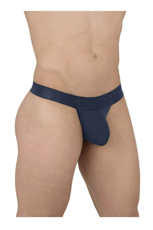 ErgoWear G - String MAX XX Stretchy Elastic Thongs in Dark Blue 1633 - SexyMenUnderwear.com