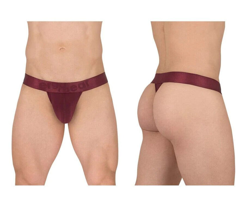 ErgoWear G - String MAX XX Stretchy Elastic Thongs in Pomegranate Red 1621 - SexyMenUnderwear.com