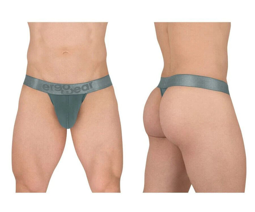 ErgoWear G - String MAX XX Stretchy Elastic Waistband Thongs Light Teal Green 1625 - SexyMenUnderwear.com