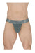 ErgoWear G - String MAX XX Stretchy Elastic Waistband Thongs Light Teal Green 1625 - SexyMenUnderwear.com