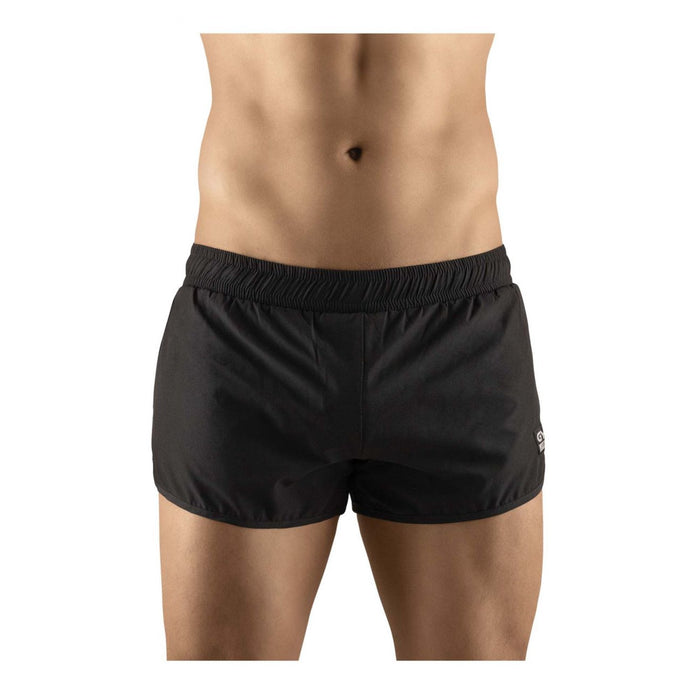 ErgoWear Gym Shorts With Inner Brief Feel Bikini Swim - Short Black 1064 841