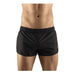 ErgoWear Gym Shorts With Inner Brief Feel Bikini Swim - Short Black 1064 84 - SexyMenUnderwear.com