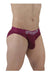 ErgoWear HIP Bikini Brief Stretchy Low - Rise Briefs Seamed Pouch Plum Red 1500 - SexyMenUnderwear.com